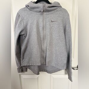 Nike Advance 15 Fleece Full-Zip Hoodie - Gray (Style 725720-064) - Size Small